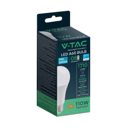 Żarówka LED V-TAC SAMSUNG CHIP 17W E27 A65 VT-21017 6500K 1710lm 5 lat gwarancji
