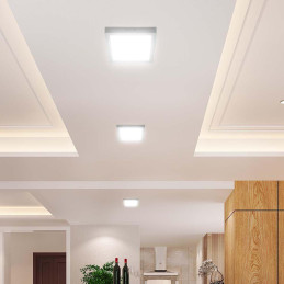 Panel LED V-TAC natynkowy premium downlight 12W kwadrat 170x170 VT-60012 4000K 1200lm