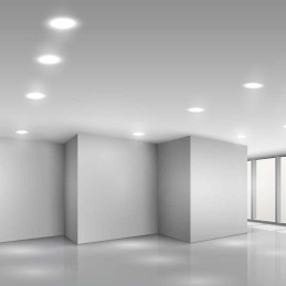 Panel wpuszczany V-TAC 18W LED SAMSUNG CHIP okrągły 220x28mm VT-61018RD-S 6500K 1980lm 5 lat gwarancji