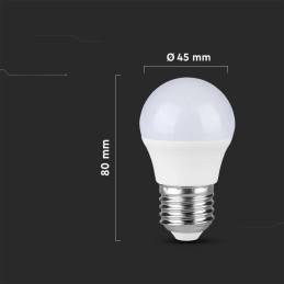 Żarówka LED V-TAC 3,7W E27 kulka G45 VT-1830 4000K 320lm