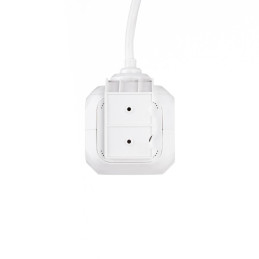 Przedłużacz Kostka 4 gniazda 2 gniazda USB 1.55MM 1.4M V-TAC VT-1154-2