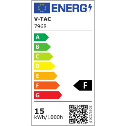 Oprawa szynosystem magnetyczny 24V V-TAC 15W LED czarna CRI90+UGR19 VT-4315 3000K 1000lm 3 lata gwarancji