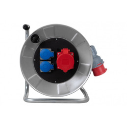 Przedłużacz siłowy na bębnie metalowym BORDO-320 16/5, 2x230V, wt.16/5 OPD 5x2,5 /25m/