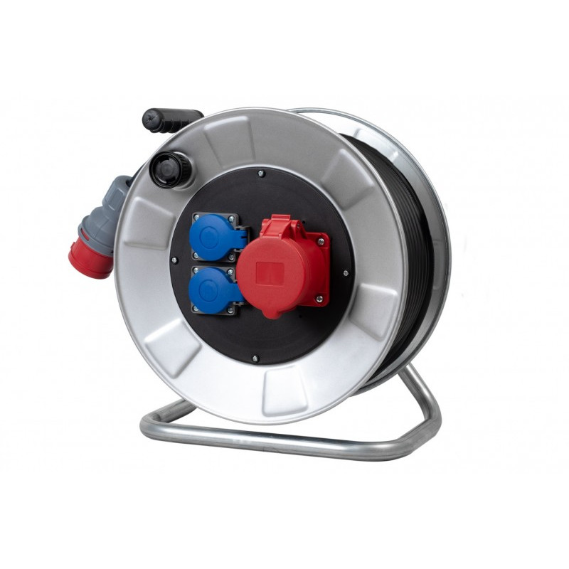 Przedłużacz siłowy na bębnie metalowym BORDO-320 16/5, 2x230V, wt.16/5 OPD 5x2,5 /30m/
