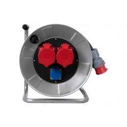 Przedłużacz siłowy na bębnie metalowym BORDO-320 2x16/5, 230V, wt.16/5 OW 5x1,5 /30m/