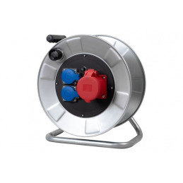 Rozgałęźnik na bębnie metalowym BORDO-320 32A 5p, 2x230V IP44