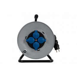 Przedłużacz na bębnie metalowym MIDI-290 4x230V OW 3x1,5 z termikiem /25m/