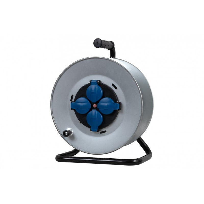 Rozgałęźnik na bębnie metalowym MIDI-290 4x230V IP44 + termik