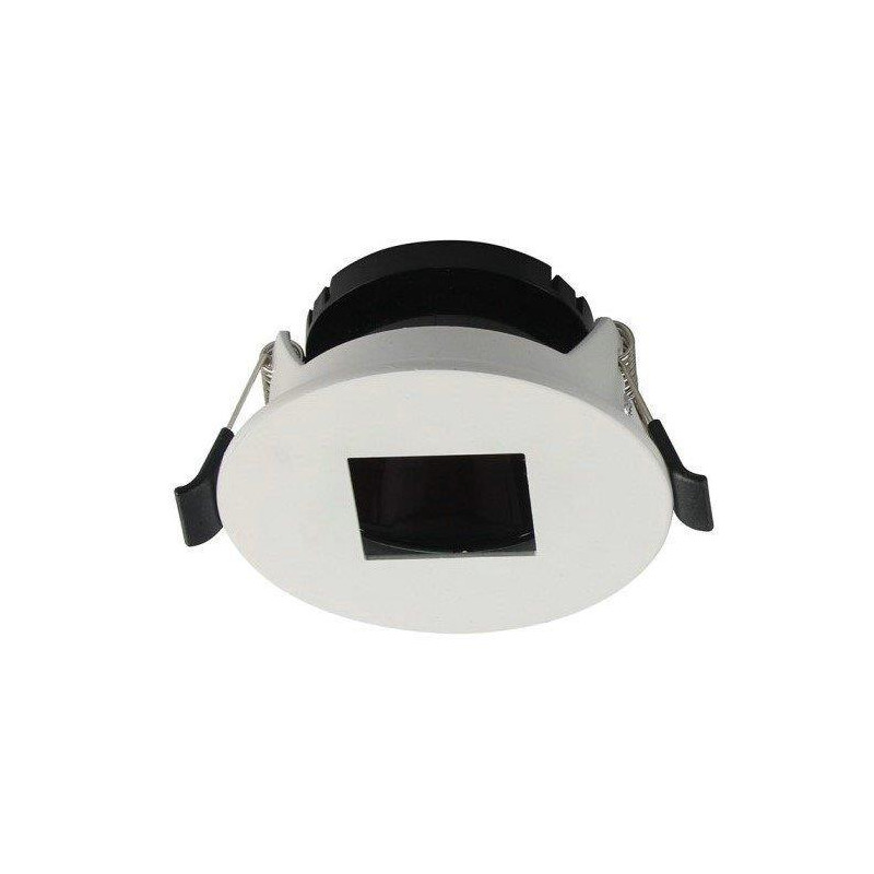 Oczko V-TAC GU10 okrągłe z kwadratem białe+czarne VT-883 3 lata gwarancji