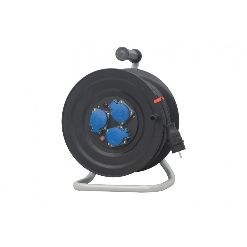 Przedłużacz na bębnie plastikowym NERO-240 3x230V IP44 3x1,5 (OPD) /40m/ z termikiem i kontrolką