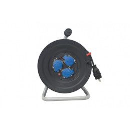 Przedłużacz na bębnie plastikowym NERO-290 3x230V IP44 3x2,5 (OPD) /40m/ z termikiem i kontrolką