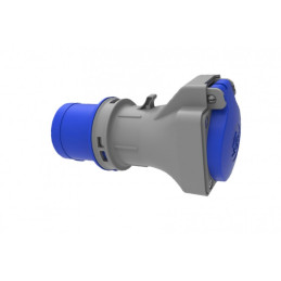 Adapter kempingowy BS wtyk 16A 3p przemysłowy, gniazdo tablicowe 230V IP44