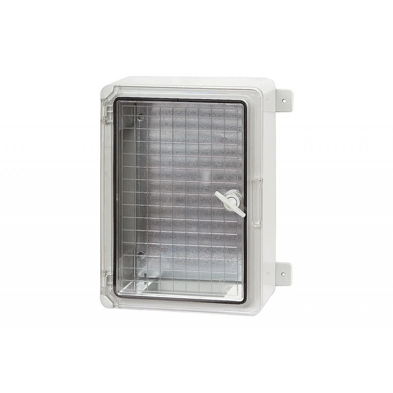 Szafa z tworzywa 600x800x260 mm IP65 drzwi przeźroczyste