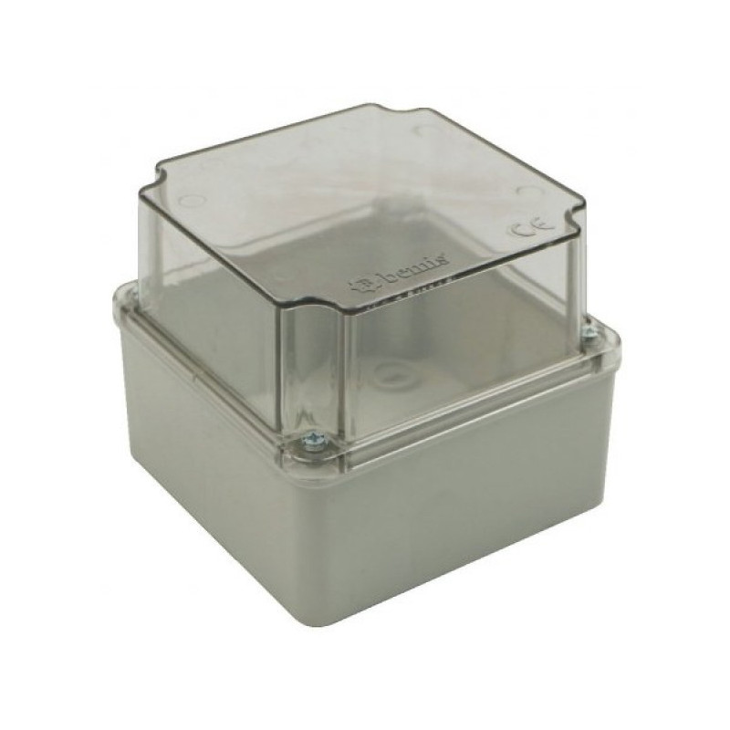 Puszka BS 120x120x100 pokrywa przeźroczysta IP66