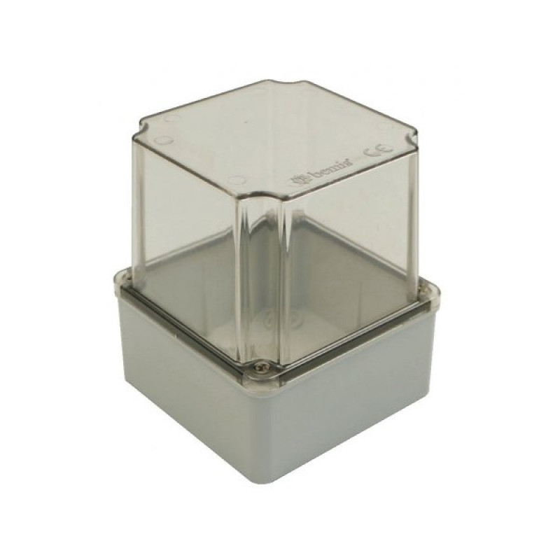 Puszka BS 120x120x140 pokrywa przeźroczysta IP66