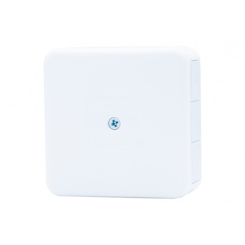 Puszka hermetyczna H55-S 85x85x37 IP55 12-wylotowa biała