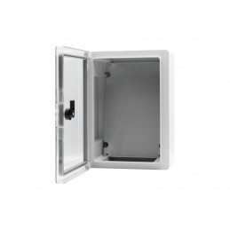 Szafa z tworzywa 250x300x130 mm IP65 drzwi przeźroczyste