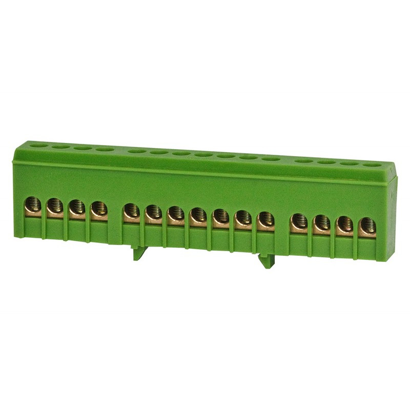 Listwa ochronna 15-modułowa 15x16mm2 zielona IP20