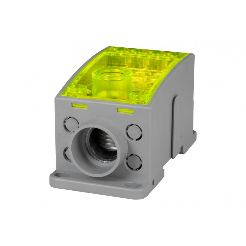 Blok LKN 250A (1x120/4x16 - 2x35,1x25,4x16,4x10) Al/Cu- żółty