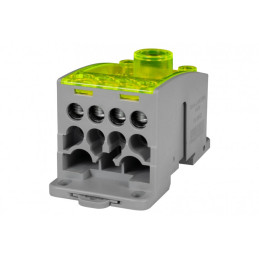 Blok LKN 250A (1x120/4x16 - 2x35,1x25,4x16,4x10) Al/Cu- żółty