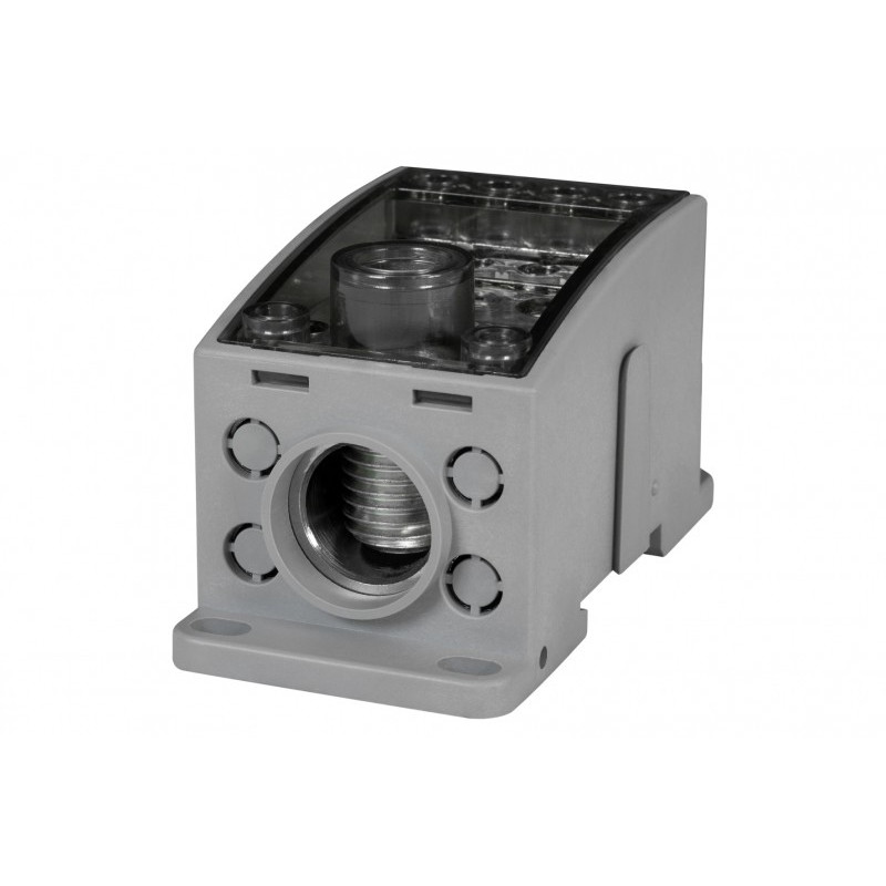 Blok LKN 400A (1x185/4x16 - 2x35,1x25,4x16,4x10) Al/Cu- szary