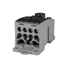 Blok LKN 400A (1x185/4x16 - 2x35,1x25,4x16,4x10) Al/Cu- szary