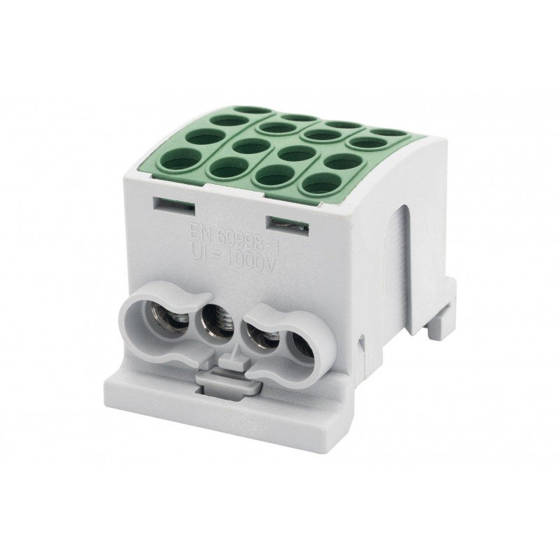 Zacisk HLK 100A-4 (1x25,3x16 / 1x25,3x16) Al/Cu - zielony
