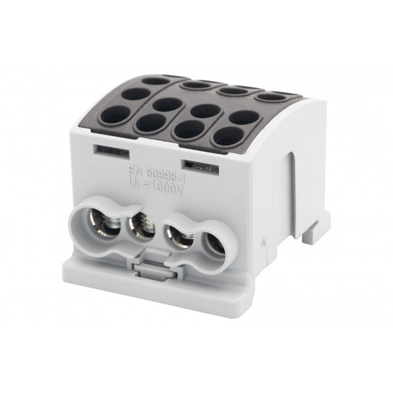 Zacisk HLK 125A-4 (1x35,3x25 / 1x35,3x25) Al/Cu - czarny