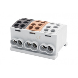 Zacisk HLK 3x100A-2 (1x25,1x16 / 1x25,1x16) /3L/ Al/Cu