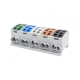Zacisk HLK 5x125A-2 (1x35,1x25/1x35,1x25) /3L+N+PE/ Al/Cu