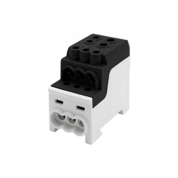 Blok rozdzielczy DBR 200A (1x70,1x35 / 6x16) Al/Cu - czarny