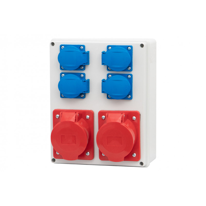 Rozdzielnica R-240 - gniazda 2x16A 5p, 4x230V IP44