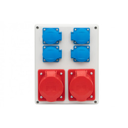 Rozdzielnica R-240 - gniazda 2x16A 5p, 4x230V IP44