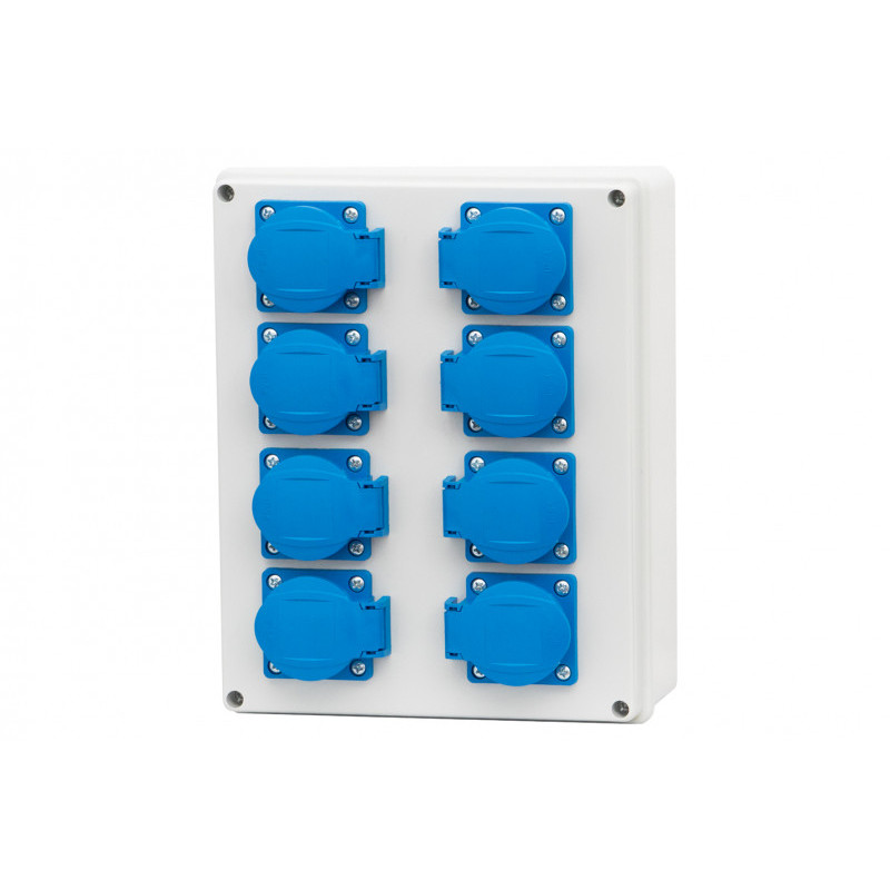 Rozdzielnica R-240 - gniazda 8x230V IP44