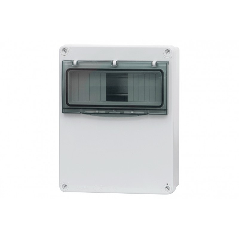 Obudowa R-240 240x190x90mm IP65 okno 8M /8 modułów/ IP 65