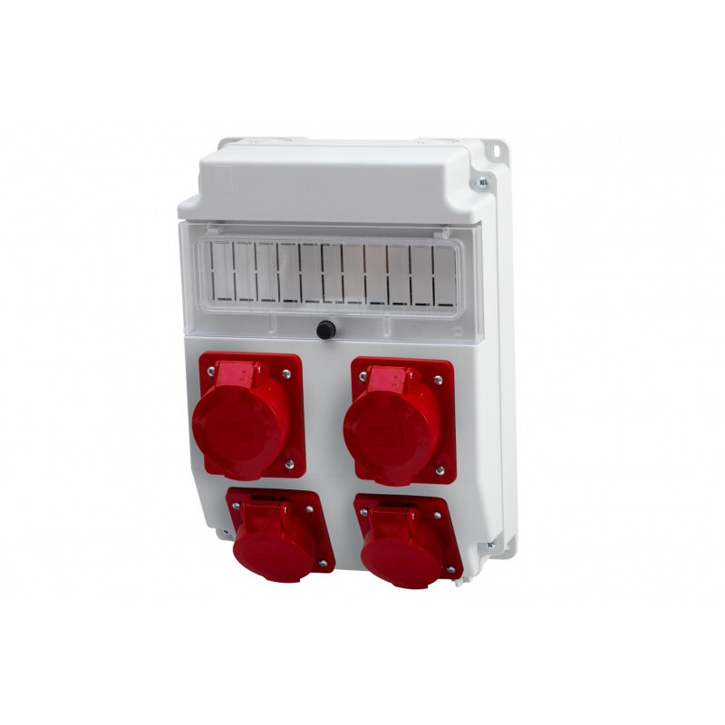 Rozdzielnica CAJA 11M - gniazda 2x16A 5p, 2x32A 5p /11 modułów/ IP44