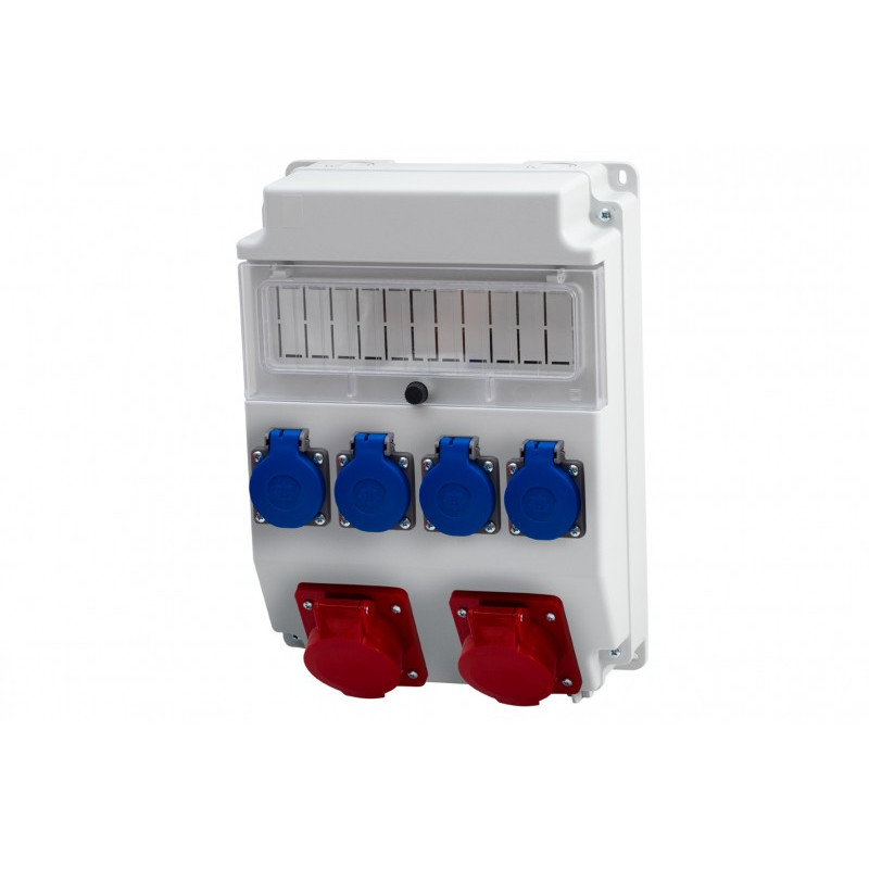 Rozdzielnica CAJA 11M - gniazda 2x32A 5p, 4x230V /11 modułów/ IP44