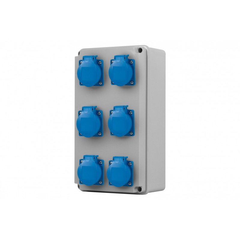 Rozdzielnica VERTICAL - gniazda 6x230V IP44