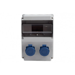 Rozdzielnica LAGO 10M - gniazda 2x230V /10 modułów/ IP65