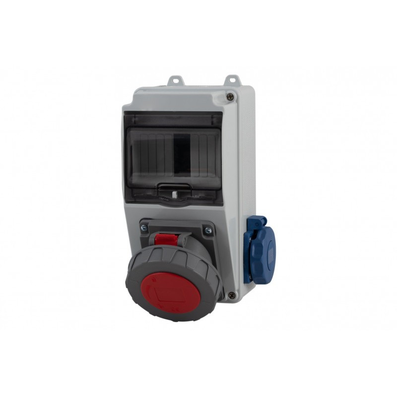 Rozdzielnica LAGO 5M - gniazda 32A 5p, 230V /5 modułów/ IP65