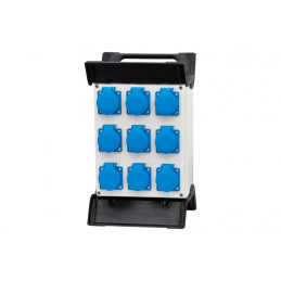 Rozdzielnica R-240 na stelażu plastikowym - gniazda 9x250V IP44