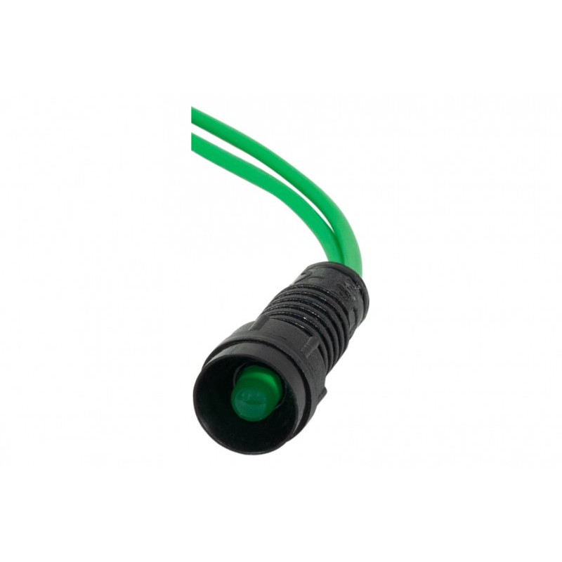 Kontrolka diodowa fi 5mm, 24V zielona/green