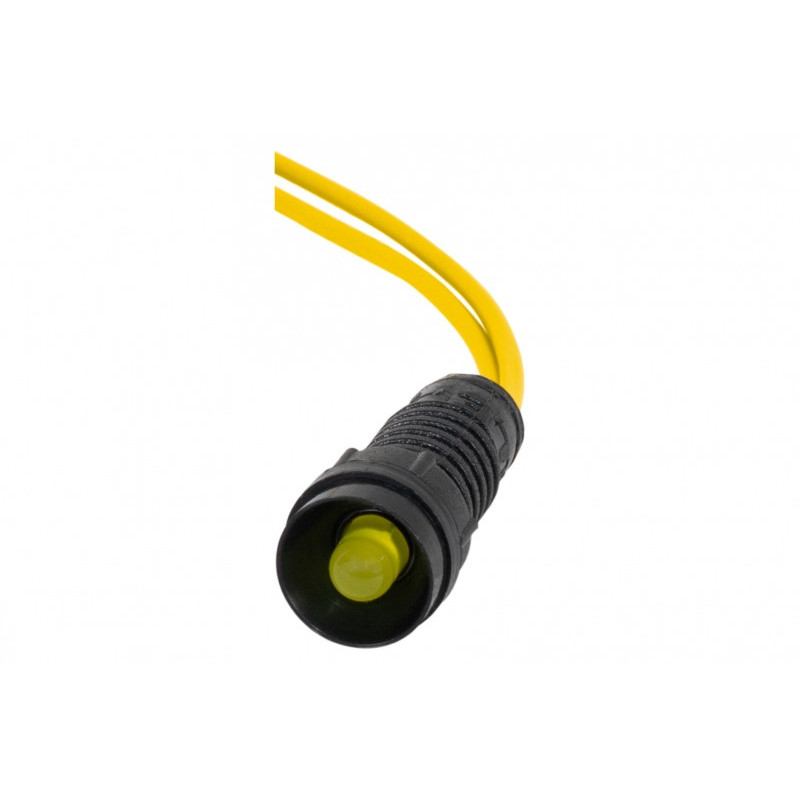 Kontrolka diodowa fi 5mm, 24V żółta/yellow