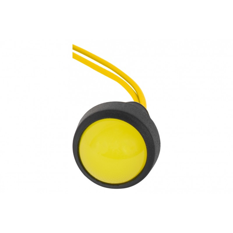 Kontrolka diodowa fi 20mm, 24V żółta/yellow