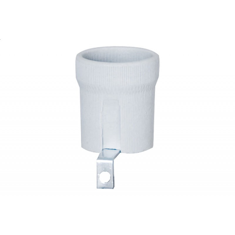 Oprawka porcelanowa E27 typ 426, 4A, 250V z uchwytem