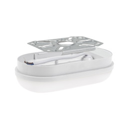 TECHNIC LAMP KANAŁOWA 8W NW 230V 120st IP54 IK10 157x80x46mm BIAŁY owalna