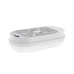 TECHNIC LAMP KANAŁOWA 8W NW 230V 120st IP54 IK10 157x80x46mm BIAŁY owalna