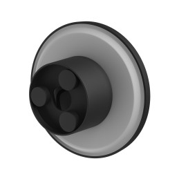 PIATTA 9W CCT 230V IP44 120x47MM CZARNY OKRĄGŁA ELEWACYJNA