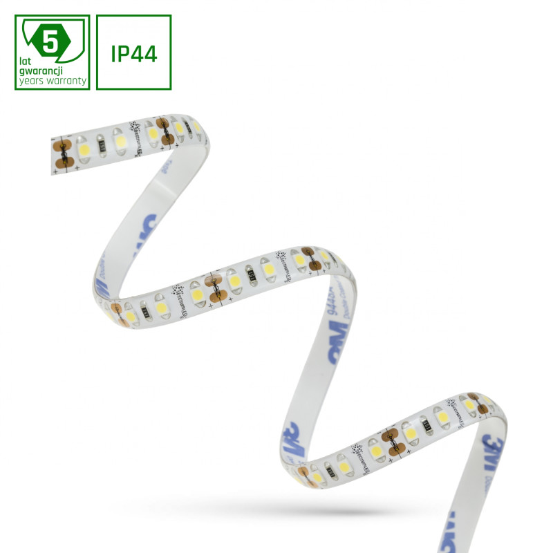 PASEK LED 30W 3528 120LED CW 5 lat 1m (rolka 5m) - w silikonie