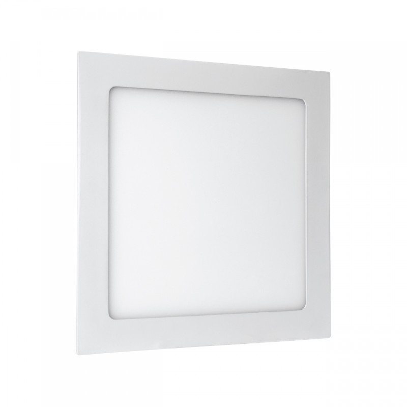 ALGINE ECO 12W CW 230V 120st IP20 IK06 170x170x22mm BIAŁY kwadrat. podtynkowa &